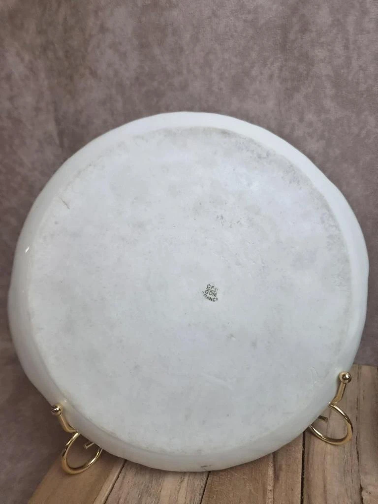 Vintage Limoges porcelain dessert service Cfh Gdm – 7 pieces – photo 5